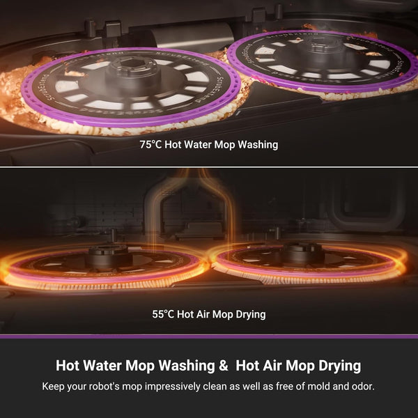 Eureka J15 Pro Ultra Robot Vacuum and Mop with Self-Emptying Base, 16,200 Pa Suction, AI Obstacle Avoidance & Voice/App Control
