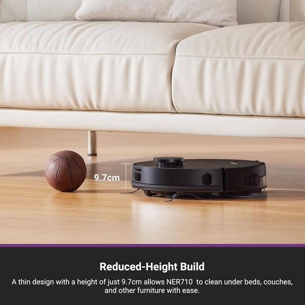 Eureka NER 710 Smart Robot Vacuum Cleaner with App & Voice Control for Daily Floor Cleaning and Auto Recharge