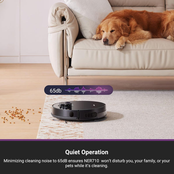 Eureka NER 710 Smart Robot Vacuum Cleaner with App & Voice Control for Daily Floor Cleaning and Auto Recharge