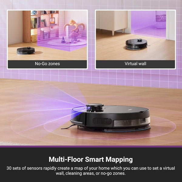 Eureka NER 710 Smart Robot Vacuum Cleaner with App & Voice Control for Daily Floor Cleaning and Auto Recharge