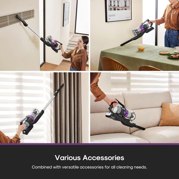 Eureka NEC 490 Compact Handheld Vacuum Cleaner with Self-Emptying Dust Station, Strong Suction for Apartments