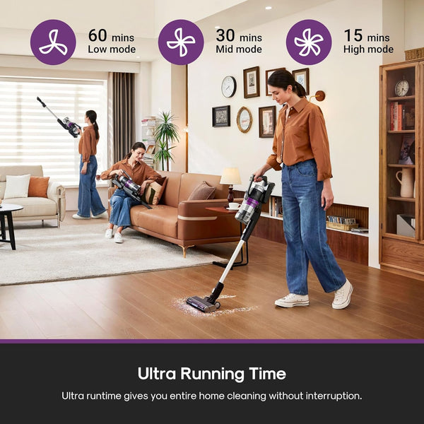 Eureka NEC 490 Compact Handheld Vacuum Cleaner with Self-Emptying Dust Station, Strong Suction for Apartments