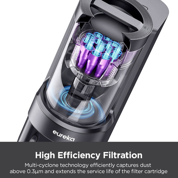 Eureka Bagless Robot Vacuum, NER E10s