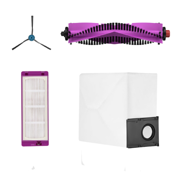 J15 Pro Ultra Accessories Kit – Side Brush, Mop Pad, Roller & Filter Set
