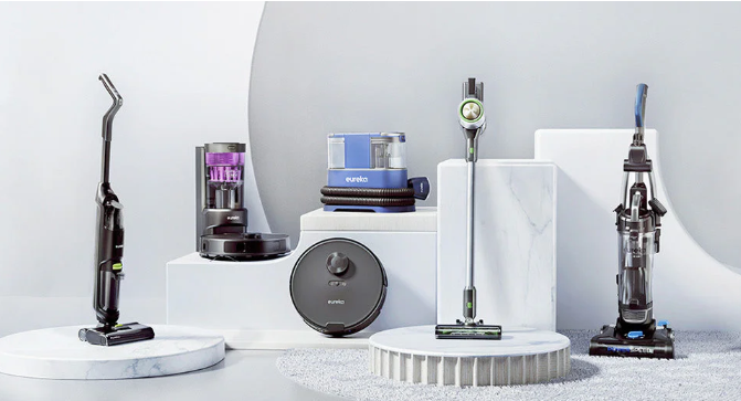 Collection of various vacuum cleaner models