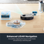 Eureka NER E10s Self-Empty Robot Vacuum Cleaner with LiDAR Mapping, Voice Control and Vacuum-Mop Cleaning